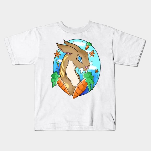 bunny Kids T-Shirt by Make_them_rawr